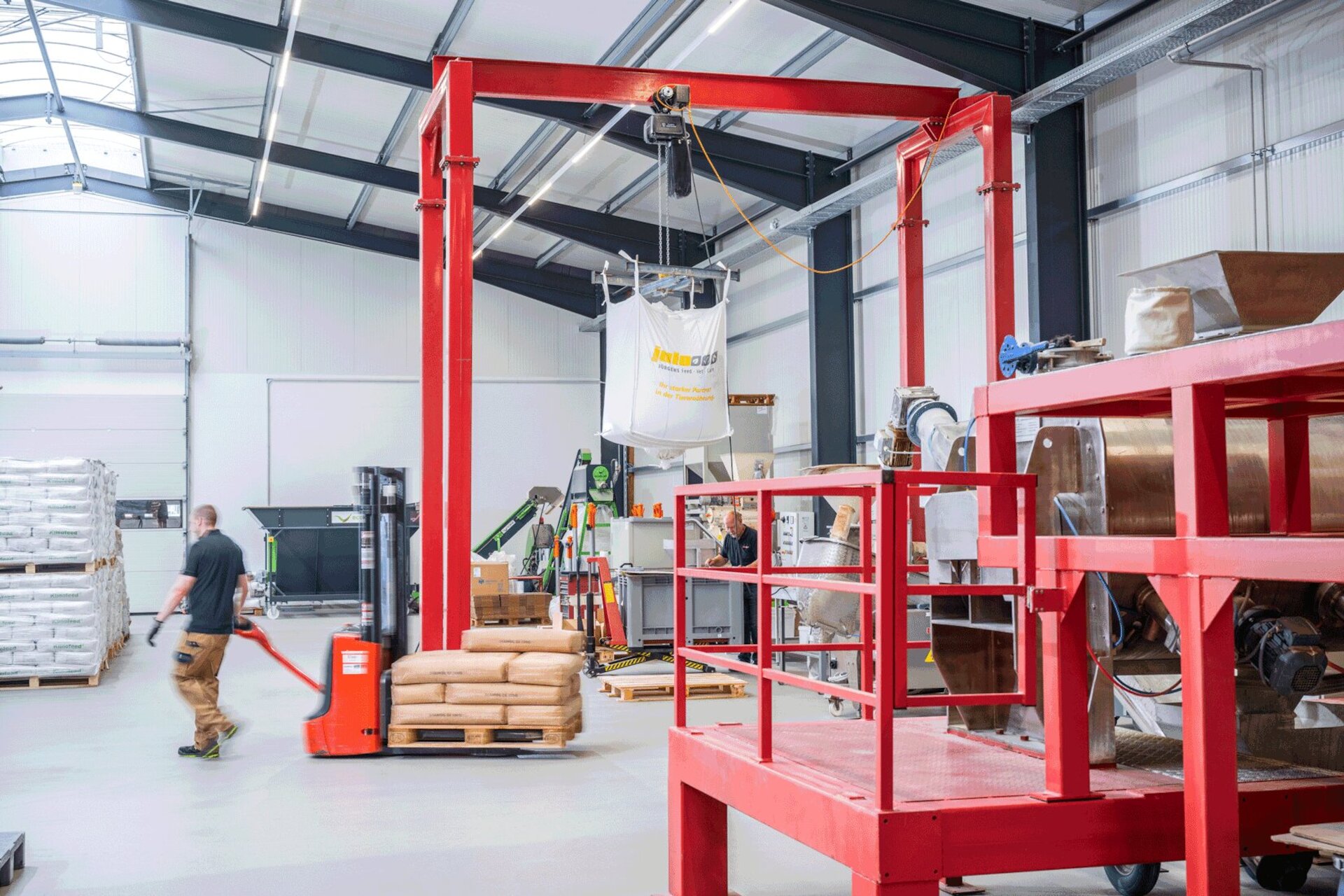 In der Werkshalle